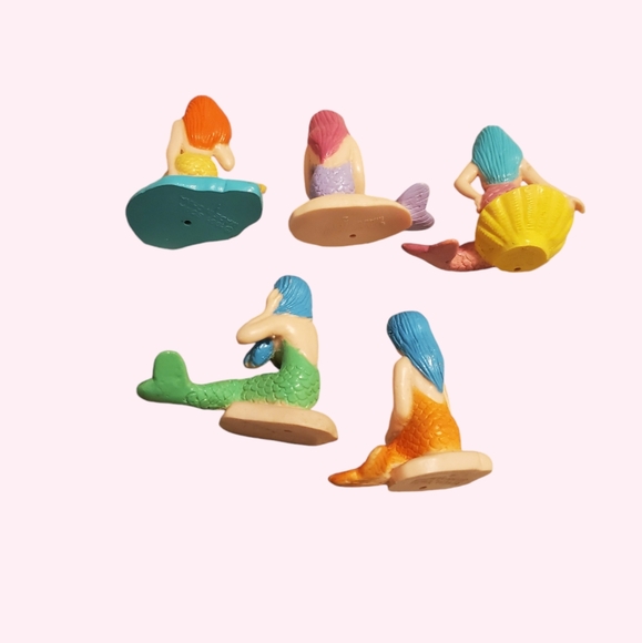 Vintage Soma Merry mermaids pvc figurines - Picture 2 of 2